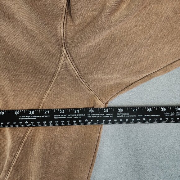 Vintage 90s Arizona Jean Co Sweatshirt Women's XS Brown Boho Music Floral - Picture 6 of 8